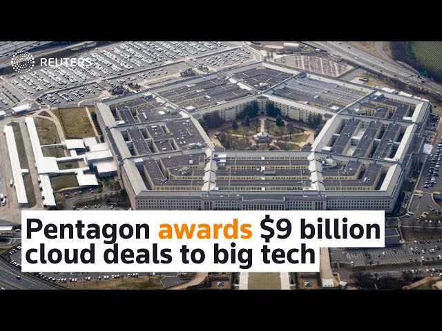 Pentagon awards $9 billion cloud deals to big tech